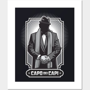 Character Metaphor- Mafia Mobster Capo dei Capi 2.0 Posters and Art